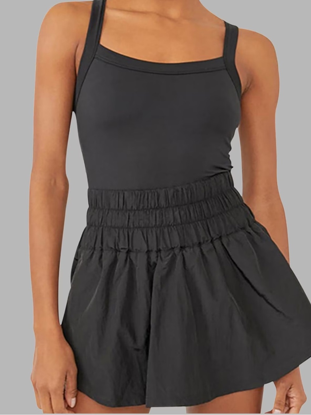 FP Movement by Free People Black High-Rise the way home skortsie size small